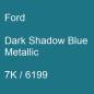 Preview: Ford, Dark Shadow Blue Metallic, 7K / 6199.
